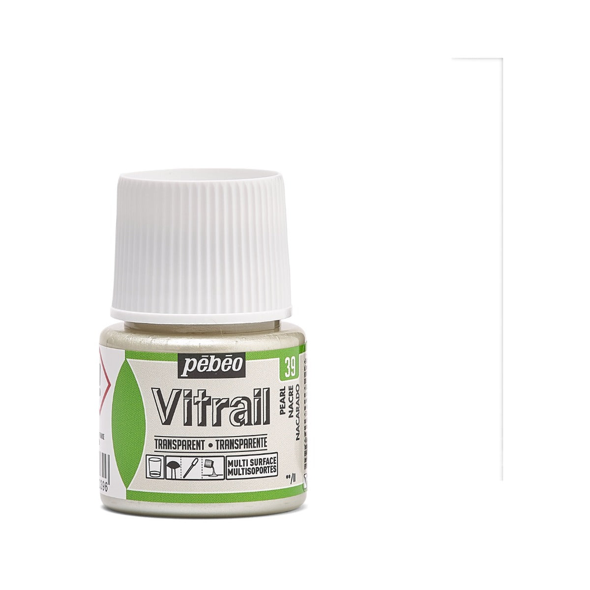 Pebeo Vitrail Transparente Glasfarbe 45 ml - 39 - Paarlemoer