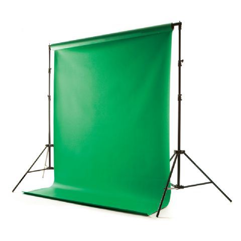 Falcon Eyes Hintergrund Vinyl Chroma Key Grün 1,38 x 6,09 m — 2