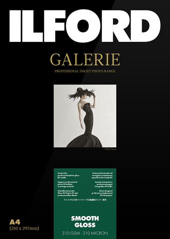 Ilford Fotopapier Galerie Smooth Gloss 310g A3+ 25 Blatt