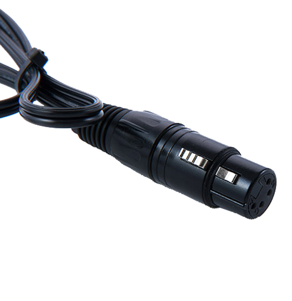 Rolux 4-Pins XLR Female Plug mit Male D-Tap RL-C3 — 4