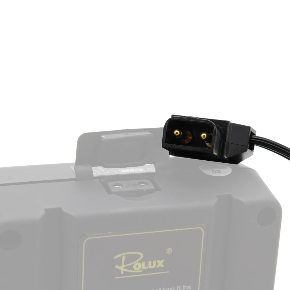Rolux 4-Pins XLR Female Plug mit Male D-Tap RL-C5 — 4