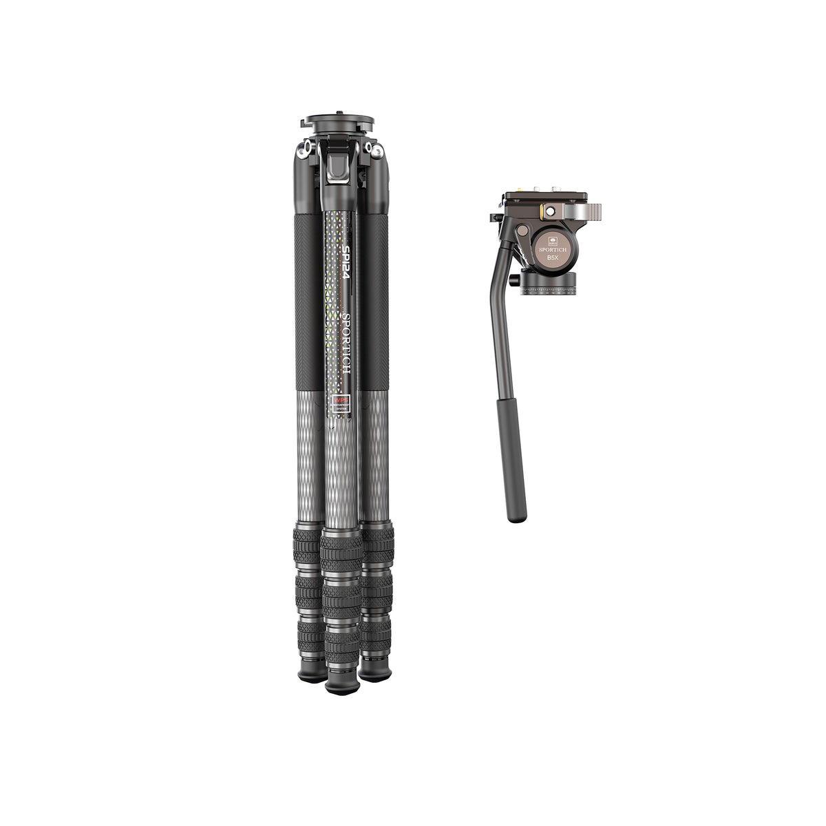 Sirui Sportich Carbon-Stativ SP124+B5X — 8