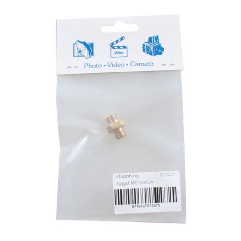 StudioKing Spigot Verlaufadapter MC-1060A 3/8" Male 3/8" Male — 3
