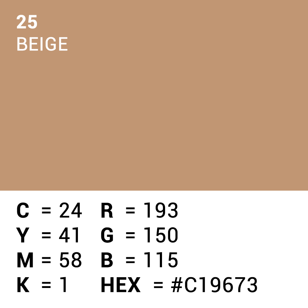 Superior Hintergrund Papier 25 Beige 1,35 x 11m — 5