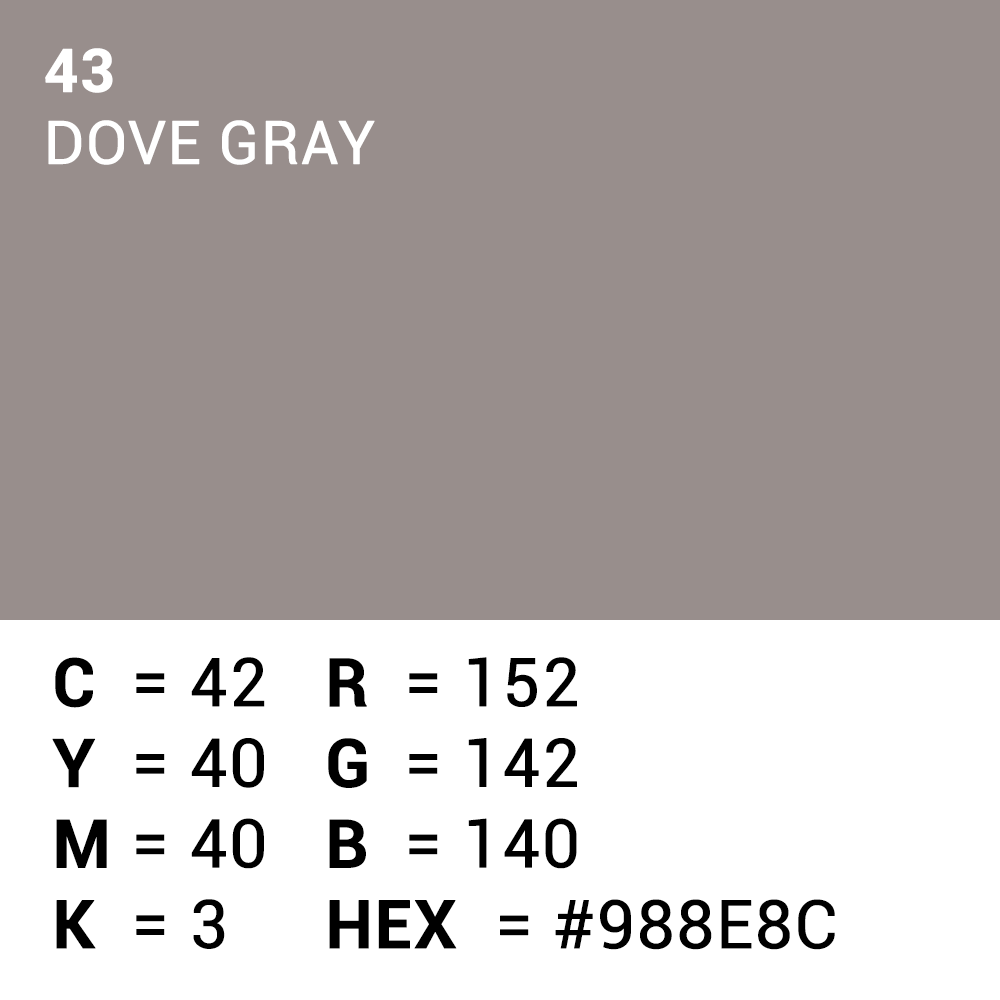 Superior Hintergrund Papier 43 Dove Grey 1,35 x 11m — 5