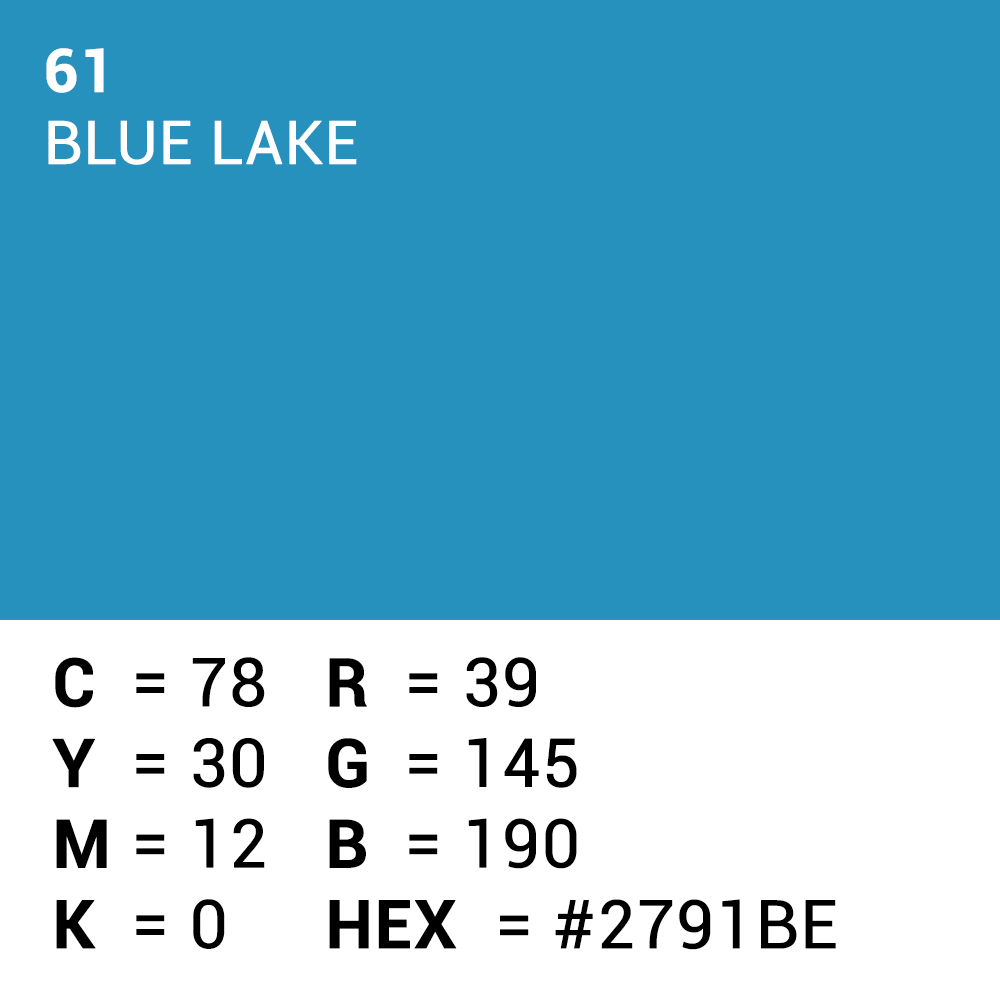 Superior Hintergrund Papier 61 Blue Lake 1,35 x 11m — 5