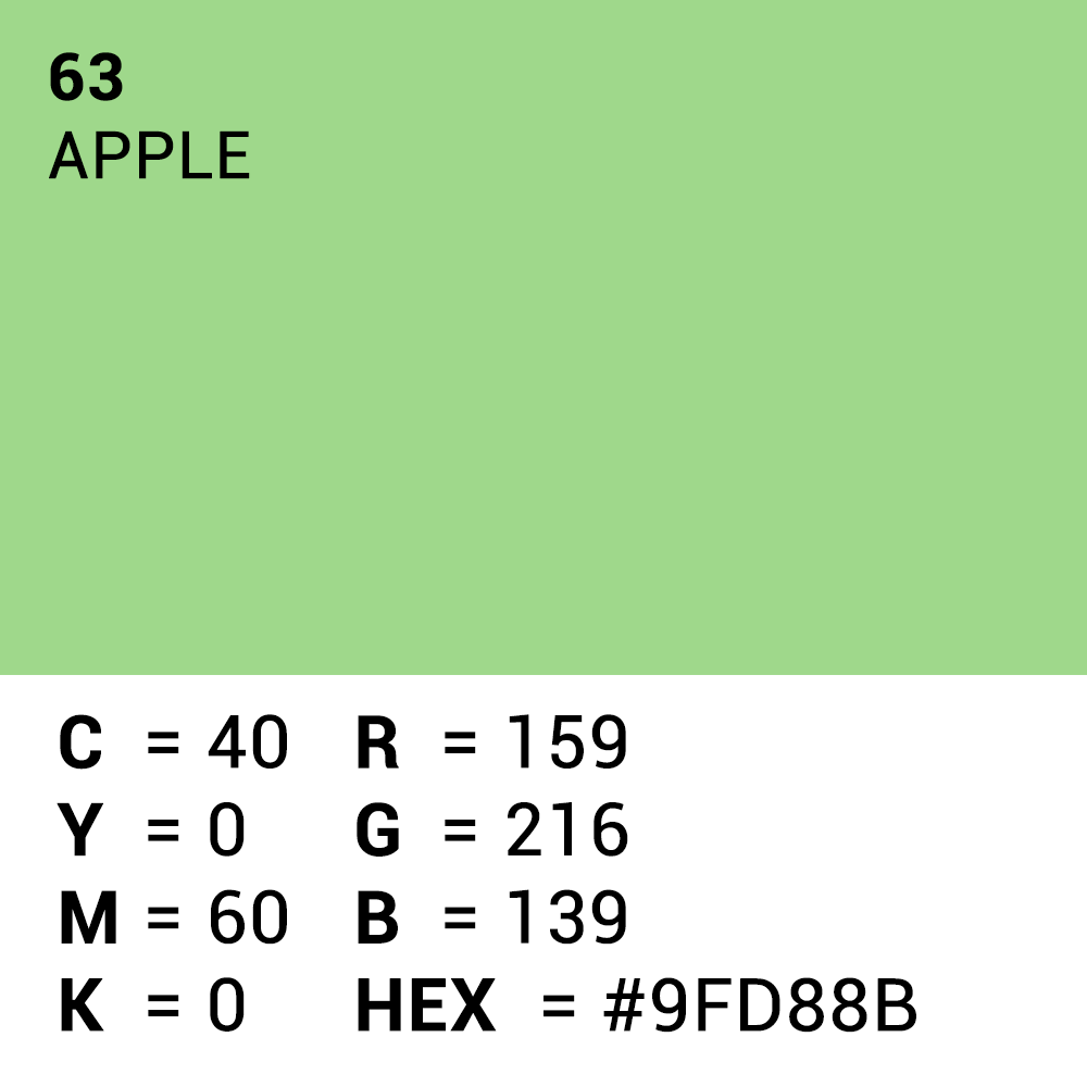 Superior Hintergrund Papier 63 Apple 1,35 x 11m — 5