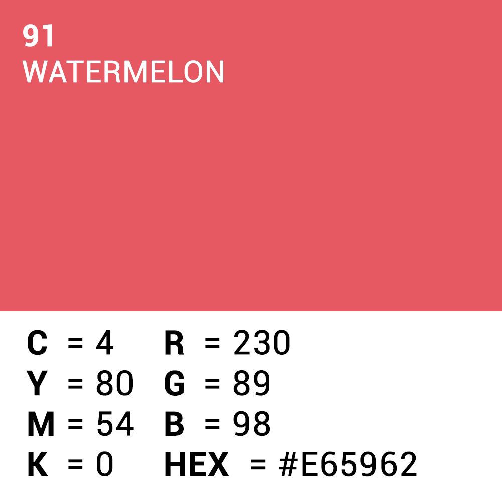 Superior Hintergrund Papier 91 Watermelon 1,35 x 11m — 6