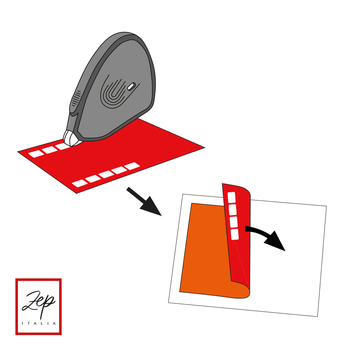 Zep Fotoalbum BX650 Stickers 8x12mm - 650 Stück — 6