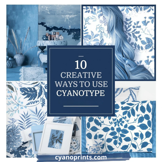 10 Kreative Möglichkeiten für Cyanotypie – Inspiration für Kunst, Interior & Mode
