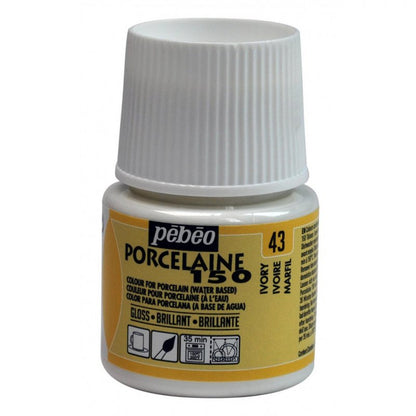 Pebeo Porcelaine 150 Porzellanfarbe 45 ml - 43 - Ivoor
