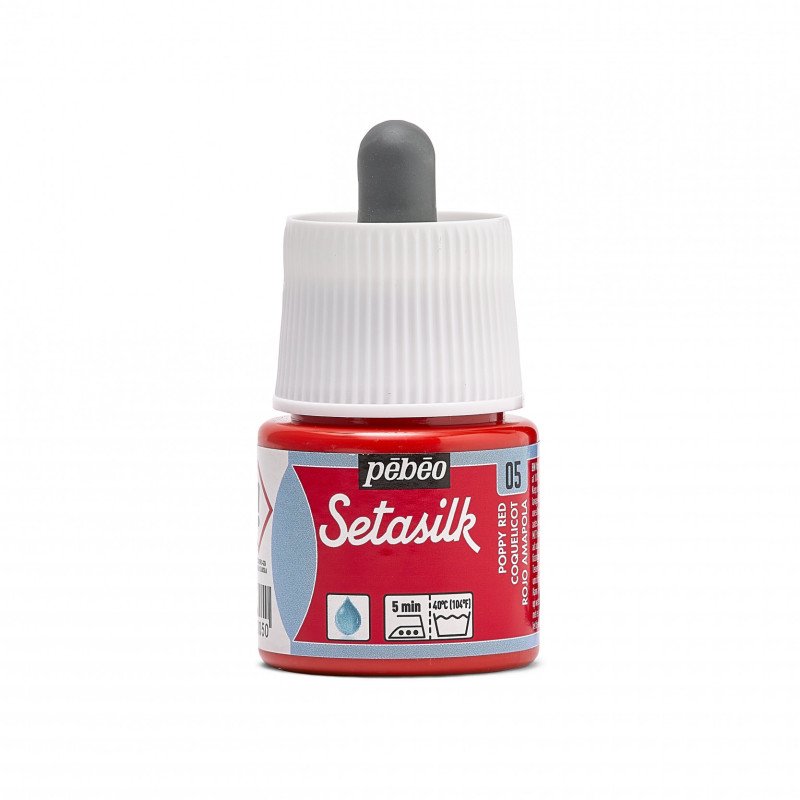 Pebeo Setasilk 45 ml - 05 - Poppy Red