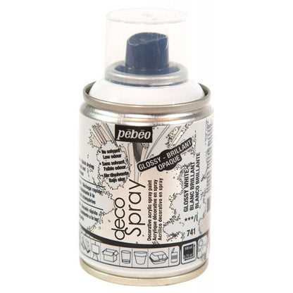 Pebeo Decospray Acryl Decoratieverf 100 ml - Glanzend Weiß