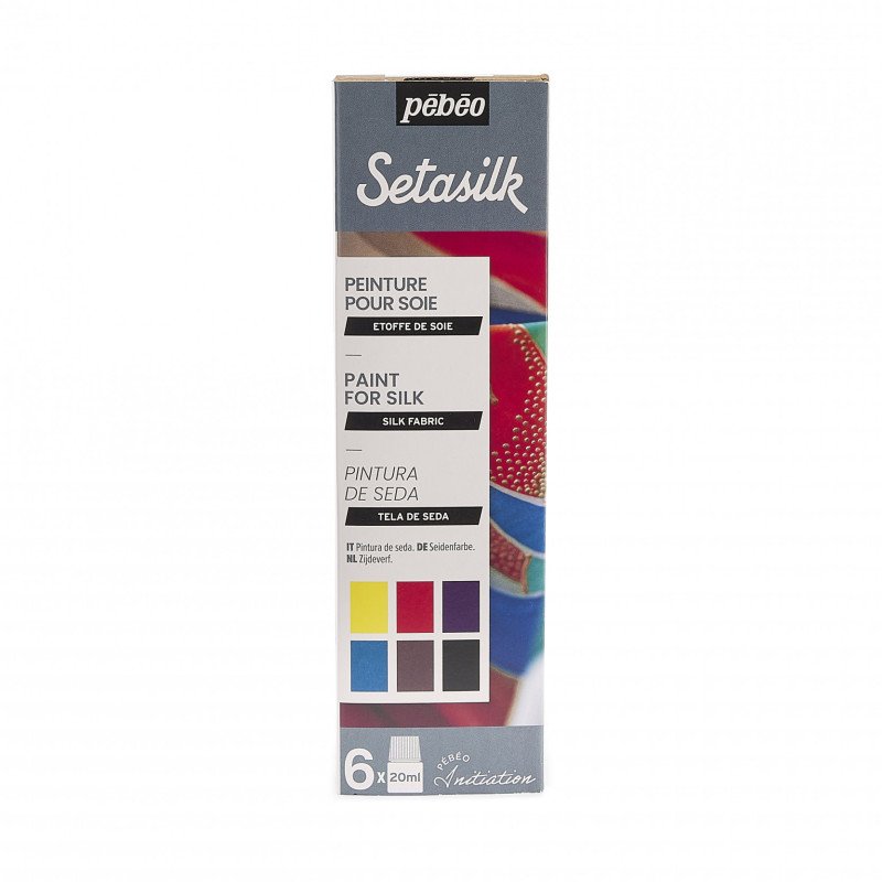 Pebeo Setasilk Discovery Set 6 x 20 ml.