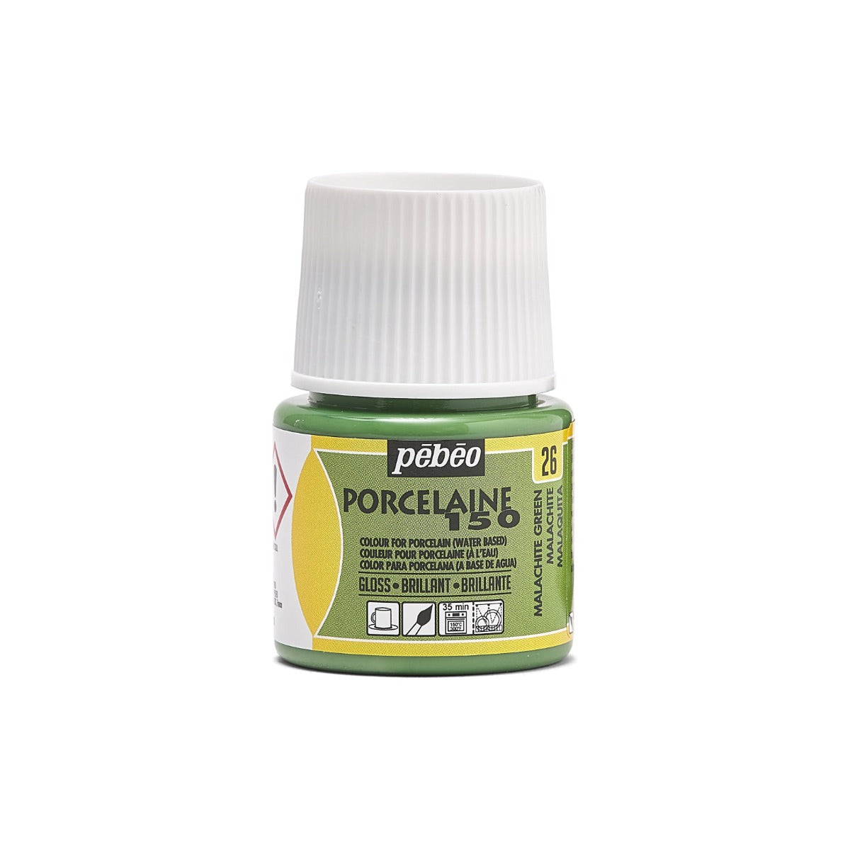 Pebeo Porcelaine 150 Porzellanfarbe 45 ml - 26 - Malachiet