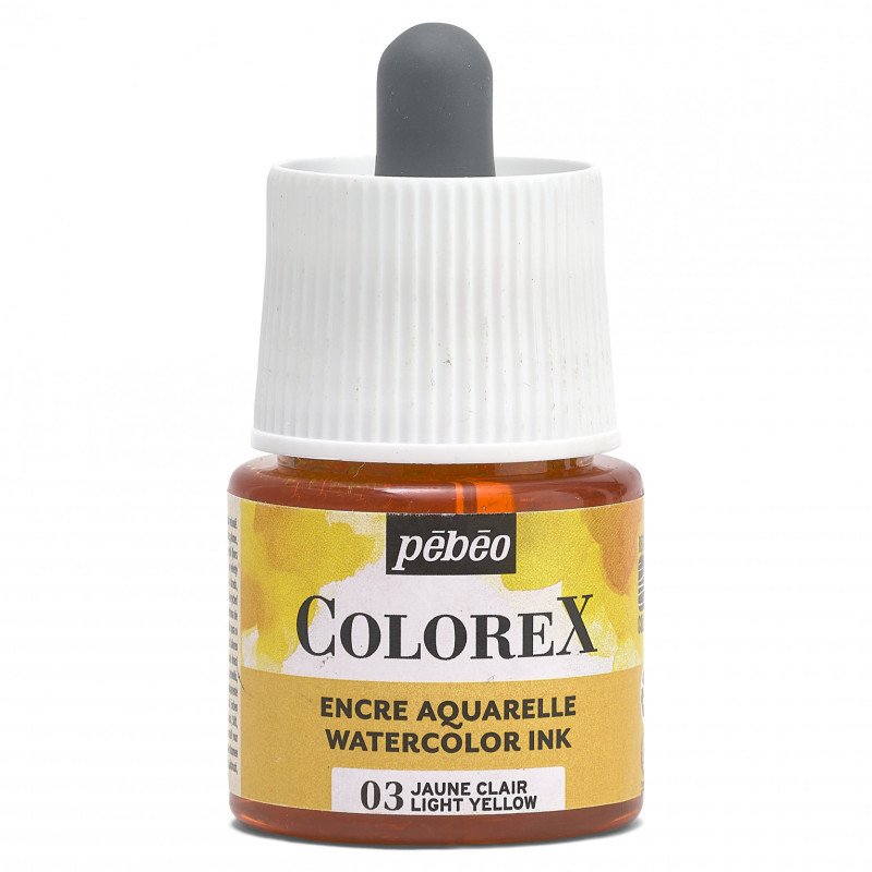 Pebeo Colorex Aquarelltinte 45 ml - 03 - Hellgelb