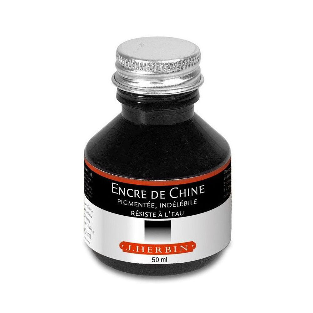 Herbin Schwarze Tusche - 50 ml