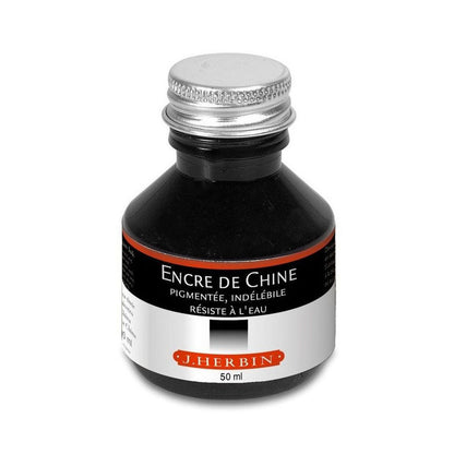 Herbin Schwarze Tusche - 50 ml