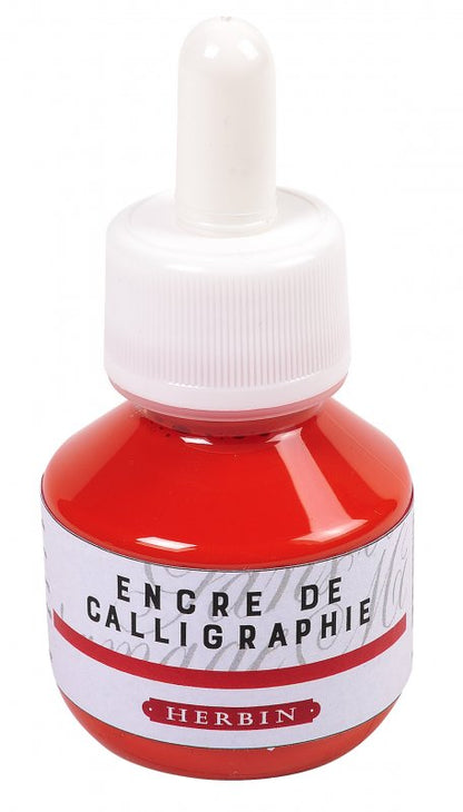 Herbin Calligraphic Ink 50 ml - Rot