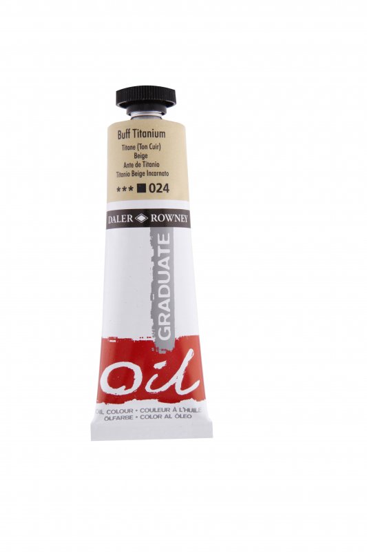 Daler-Rowney Graduate Ölfarbe 38 ml - Titaan Buff