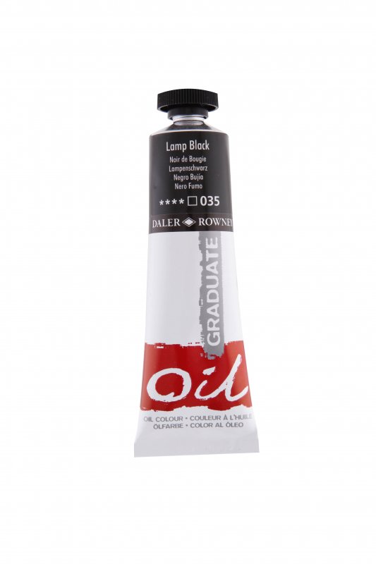Daler-Rowney Graduate Ölfarbe 38 ml - Elfenbeinschwarz