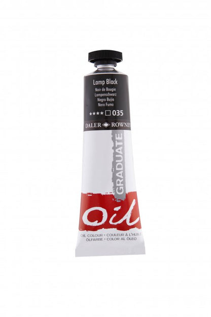 Daler-Rowney Graduate Ölfarbe 38 ml - Elfenbeinschwarz