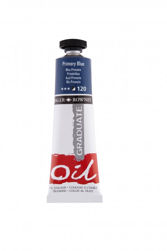 Daler-Rowney Graduate Ölfarbe 38 ml - Primärblau