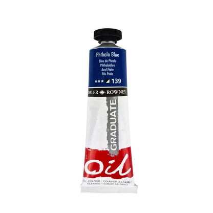 Daler-Rowney Graduate Ölfarbe 38 ml - Phthaloblau