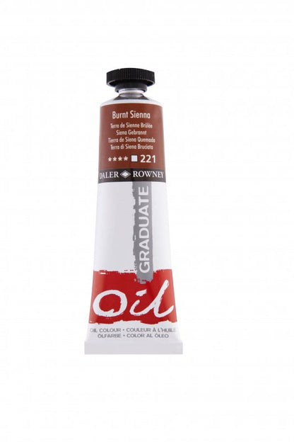 Daler-Rowney Graduate Ölfarbe 38 ml - Gebrannte Siena