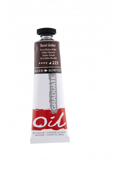 Daler-Rowney Graduate Ölfarbe 38 ml - Gebrannte Umbra