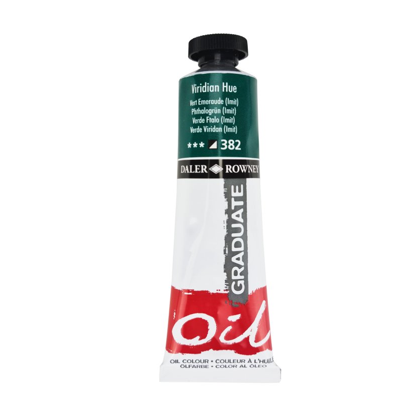 Daler-Rowney Graduate Ölfarbe 38 ml - Phthalogrün (Imit)