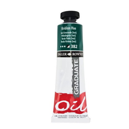 Daler-Rowney Graduate Ölfarbe 38 ml - Phthalogrün (Imit)