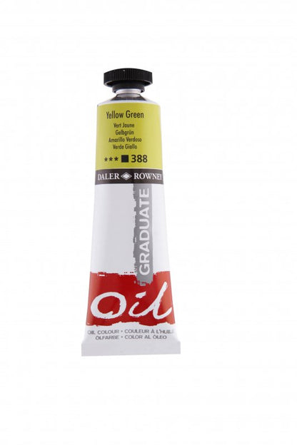Daler-Rowney Graduate Ölfarbe 38 ml - Gelbgrün