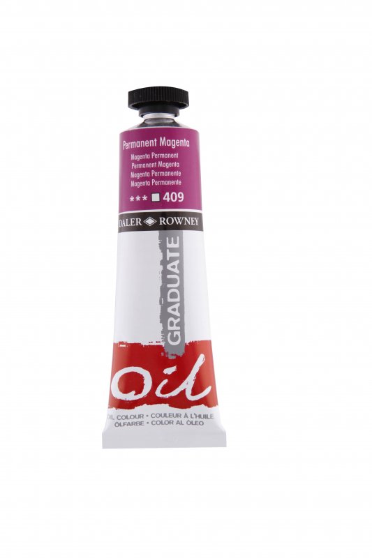 Daler-Rowney Graduate Ölfarbe 38 ml - 409 - Permanent Magenta