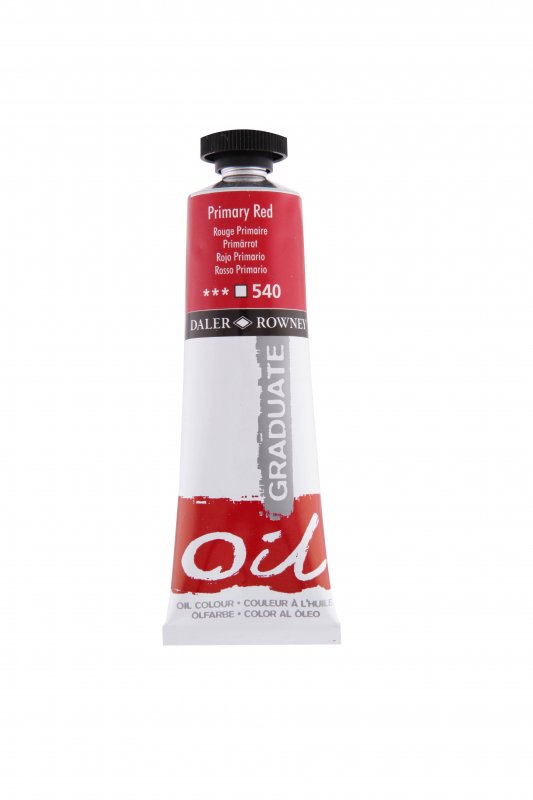 Daler-Rowney Graduate Ölfarbe 38 ml - Primärrot