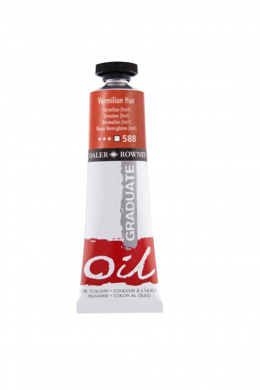 Daler-Rowney Graduate Ölfarbe 38 ml - 588 - Zinnober (Tint)