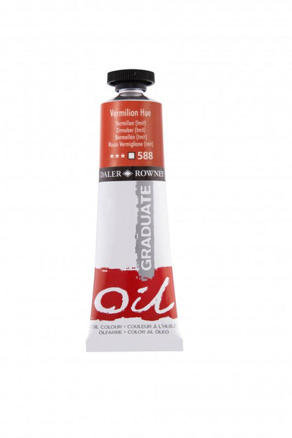 Daler-Rowney Graduate Ölfarbe 38 ml - 588 - Zinnober (Tint)