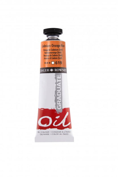 Daler-Rowney Graduate Ölfarbe 38 ml - Cadmium Orange (Imit)