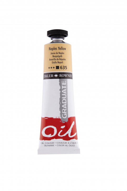 Daler-Rowney Graduate Ölfarbe 38 ml - Neapelgelb