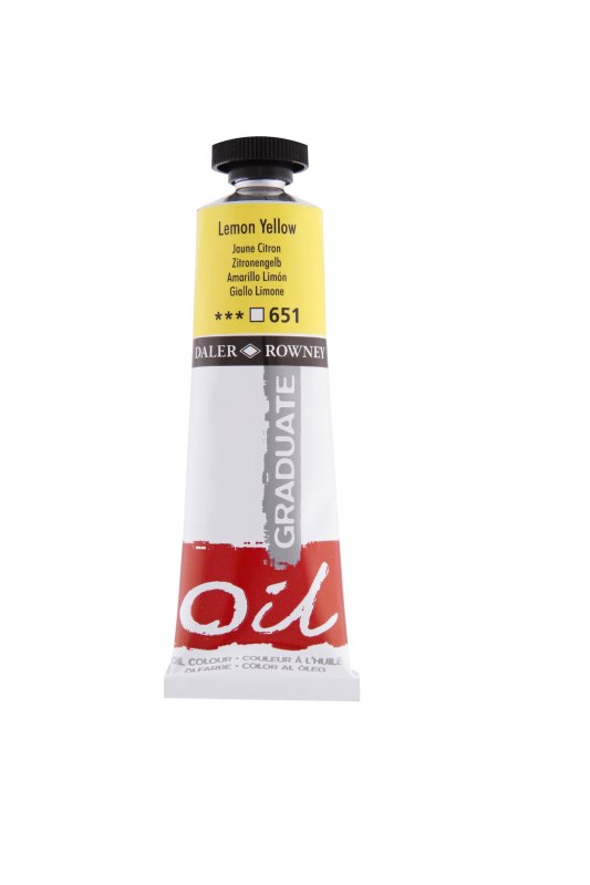 Daler-Rowney Graduate Ölfarbe 38 ml - Citroengeel