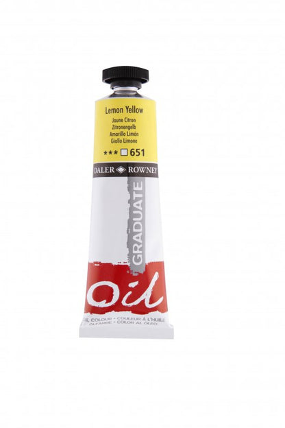 Daler-Rowney Graduate Ölfarbe 38 ml - Citroengeel