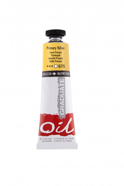 Daler-Rowney Graduate Ölfarbe 38 ml - 675 - Primärgelb