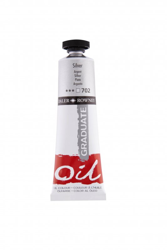 Daler-Rowney Graduate Ölfarbe 38 ml - Silber