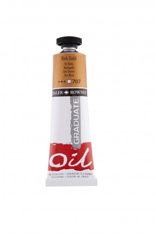 Daler-Rowney Graduate Ölfarbe 38 ml - Reichgold