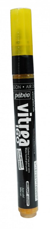 Pebeo Vitrea 160 Transparente Marker Glanzend - Glanzend Zonnegeel