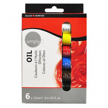 Daler-Rowney Simply Oil Sets - 6 x 12 ml