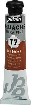Pebeo Extra-Fijne Gouache T7 20 ml - Leuchtender roter Ocker