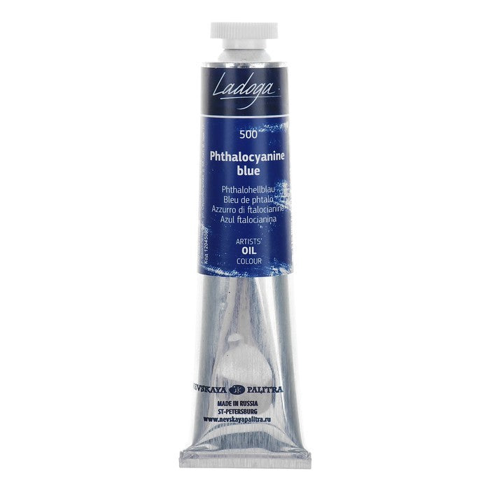 Ladoga Oil Paint 46 ml - Phtalocyanine Blue