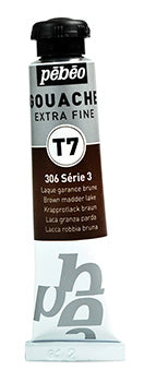 Pebeo Extra-Fijne Gouache T7 20 ml - Bruine Meekraplak