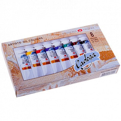 Ladoga Oil Paint Sets - 8 x 18 ml